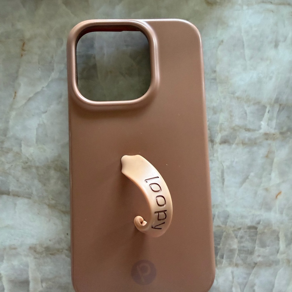 Loopy Case saddle brown iPhone 14th Pro